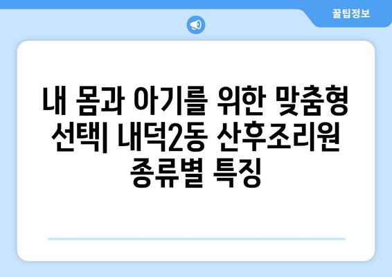 청주시 청원구 내덕2동 산후조리원 추천 가이드| 꼼꼼하게 비교하고 선택하세요! | 산후조리원, 시설, 후기, 가격, 추천