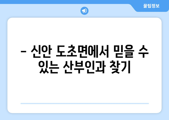 전라남도 신안군 도초면 산부인과 추천| 믿을 수 있는 의료 서비스 찾기 | 신안, 도초, 산부인과, 여성 건강, 병원 정보