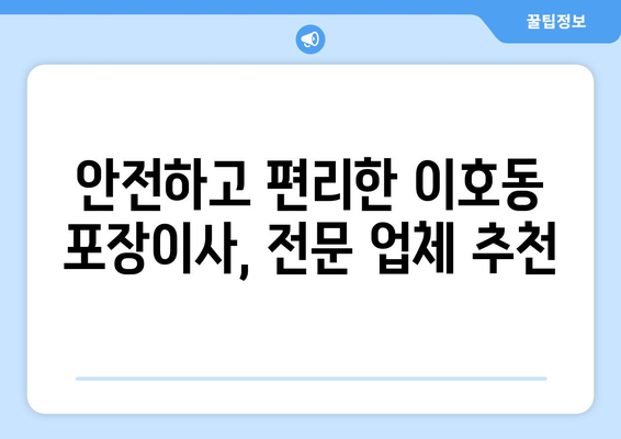 제주시 이호동 포장이사 전문 업체 추천 | 이삿짐센터 비교, 가격, 후기, 견적