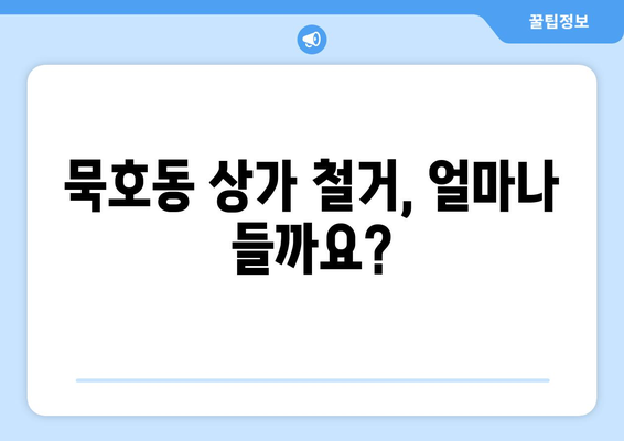 강원도 동해시 묵호동 상가 철거 비용| 상세 가이드 & 예상 비용 계산 | 철거, 건물 철거, 비용 예측, 견적