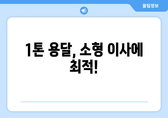 대구 중구 남산4동 1톤 용달이사| 빠르고 안전한 이사, 지금 바로 문의하세요! |  대구 용달 이사, 저렴한 이사, 1톤 용달, 남산4동 이사, 이사센터