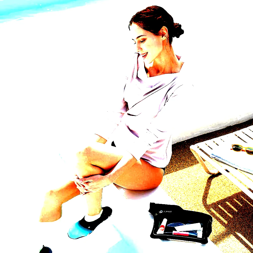 1+1 디웨이브 에어쿠션 핸드폰 스마트폰 크로스 방수팩 물놀이 해외 여행 화이트(M)+블랙(M) 이미지 6