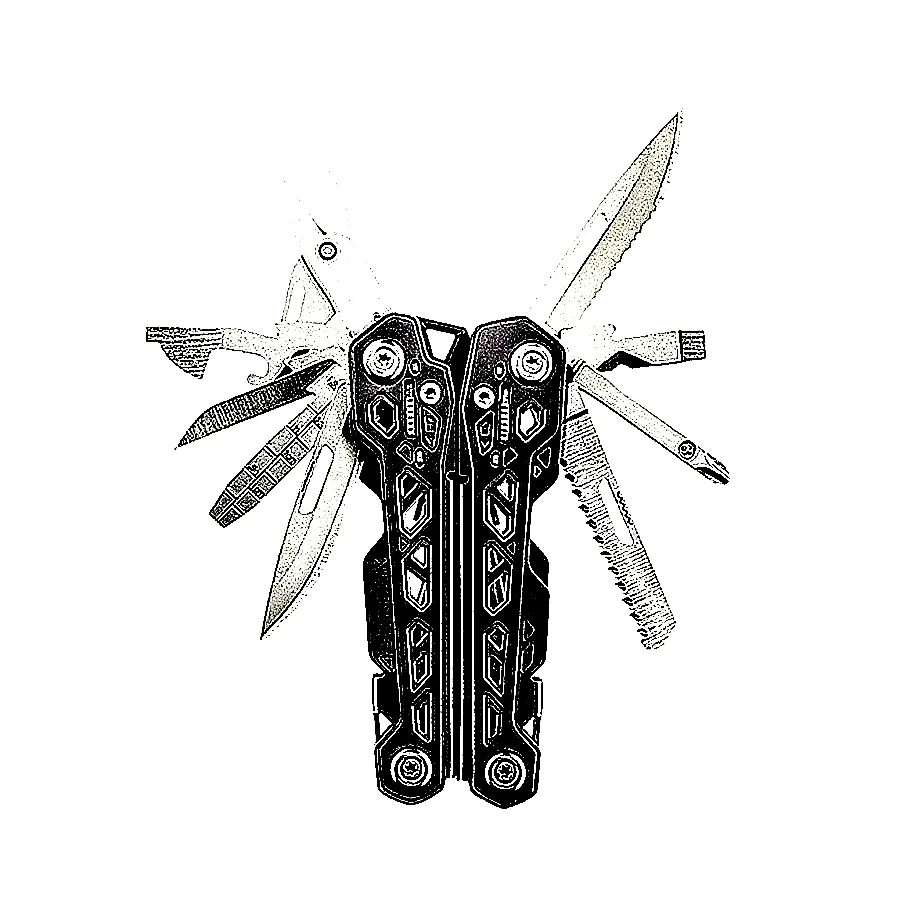 거버 트러스 멀티툴 쉬스 세트 접이식 나이프 다용도 공구 이미지 3