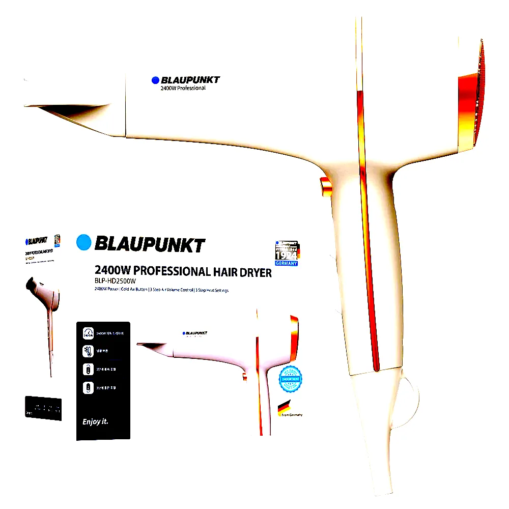 블라우풍트 초고출력 2400W 퀵드라이 헤어드라이기 BLP-HD2500 화이트 이미지 1