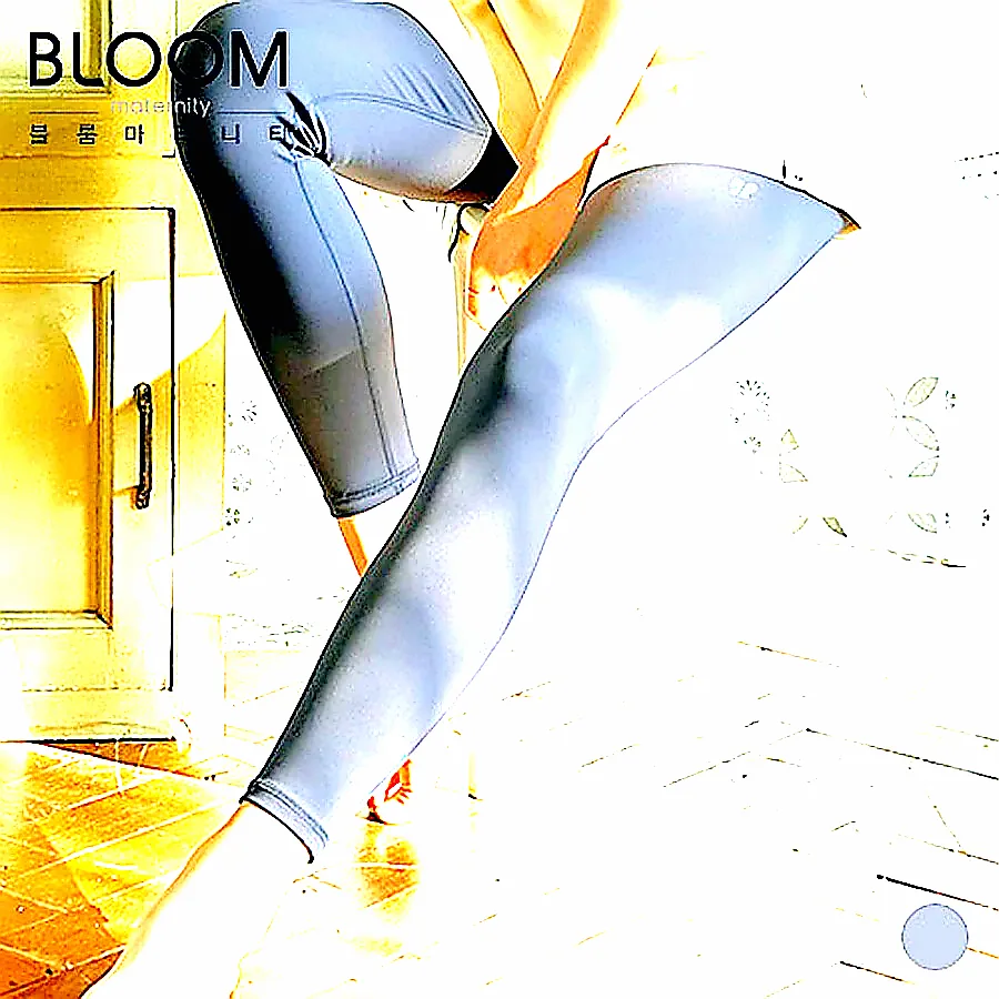 블룸마터니티 슬림 임산부 요가바지 임부복 요가복 애쉬그레이, S 이미지 1