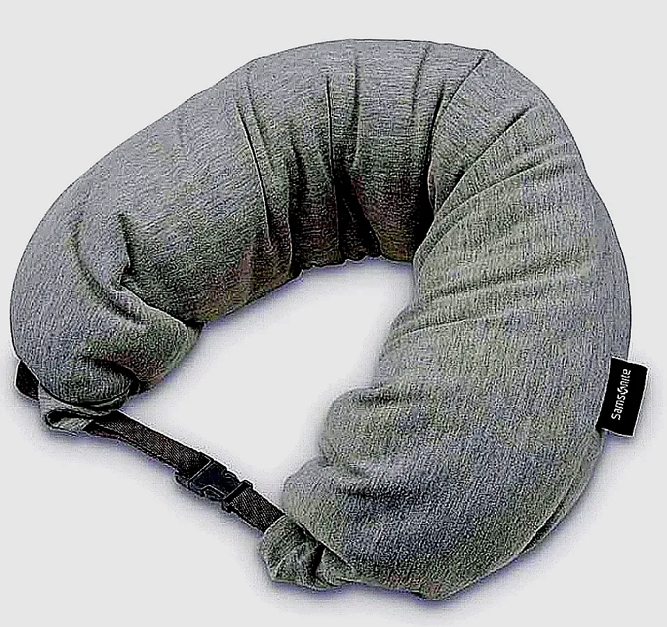 샘소나이트 여행용 기내용 목베개 휴대용 마이크로비즈 이미지 1